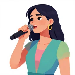 colorful illustration, mcbess rutkowski 🧬👩🏻🎤