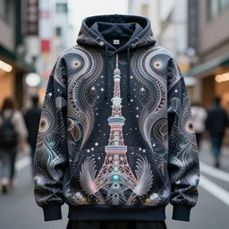 hoodie, street wear, toyko, intricate, elegant, highly detailed, prism highlights, lut, sony, street photography, smooth, sharp focus, dlsr, telephoto, synth wave, high fashion