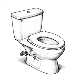 a Patent drawing of mechanical toilet