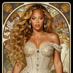 beyonce, intricate, elegant, highly detailed, digital painting, artstation, concept art, smooth, sharp focus, illustration, art by artgerm and greg rutkowski and alphonse mucha and william - adolphe bouguereau