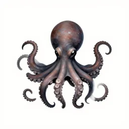 logo, profile picture of an octopus by mc escher, beksinski, fantasy art, artstation