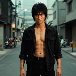 a film still from ichi the killer ( 2 0 0 1 )