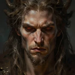 god's wrath, concept art, detailed face, fantasy, highly detailed, cinematic lighting, digital art painting by greg rutkowski