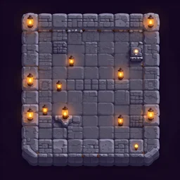 evil dungeon halloween isometric 2. 5 d game level, myvmk, with detailed stone, clean, cartoon, lanterns, pixar, disney, toon shader, arnold maya render, artgerm, artstation by miha rinne