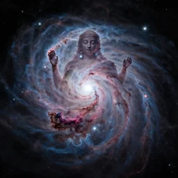 hubble telescope image of Nebula in the shape of God
