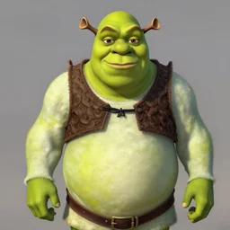 shrek in the style of zdzisław beksinski