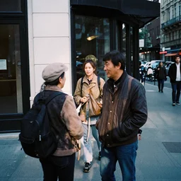 Candid Street Photography. FujiChrome Sensia 200
