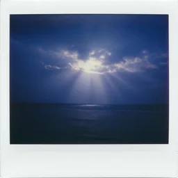 90s polaroid, ethereal, blue, by Saul Leiter, Jamel Shabazz, Nan Goldin