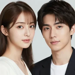 gorgeous rina and handsome beautiful young man in his 2 0 s with short dark hair holding a teacup with matcha by ayami kojima and junji ito and van gogh and alphonse mucha