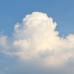 peaceful puffy clouds, storybook illustration, 4 k