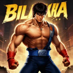 fantasy art of blanka from street fighter game in the style of greg rutkowski, detailed, cinematic, movie poster