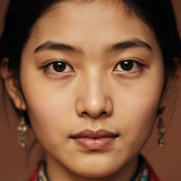 vintage_closeup portrait_photo_of_a_stunningly beautiful_nepalese_woman with amazing shiny eyes, 19th century, hyper detailed by Annie Leibovitz and Steve McCurry, David Lazar, Jimmy Nelsson