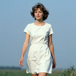 photograph of divine!!!!!!!!!!!! she wore plain clothes ; a simple summer dress that moved with the gentle breeze, 1 9 9 0 s, taken by martin parr, saturated colour photo, high definition, 8 k