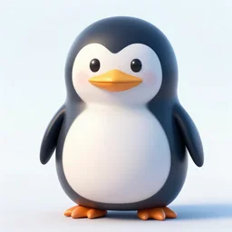 fat penguin unity asset, high quality, 3D models