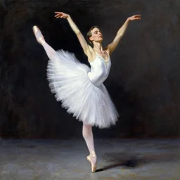 beautiful oil painting of walter white as a ballerina by by greg manchess