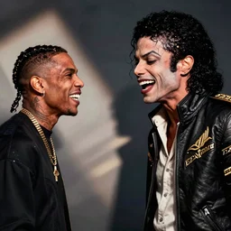 Michael Jackson laughs at angry Travis scott