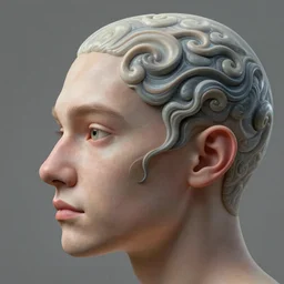 a hyper - detailed 3 d render of human attention viewing the stream of thought, surrealism!!!!! surreal concept art, lifelike, photorealistic, digital painting, aesthetic, smooth, sharp focus, artstation hd, by greg rutkowski, bruce pennington, valentina remenar and asher duran,