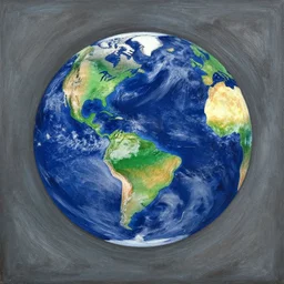 As the Earth collapses, so too my soul, Greg Rutkowski, expressionism