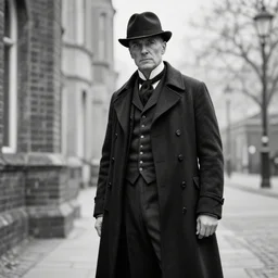 peaky blinders black and white photo