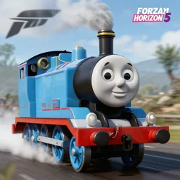 Thomas the Tank Engine in Forza Horizon 5