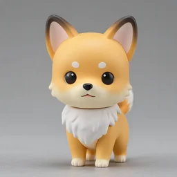 fur dog, nendoroid, figurine, detailed product photo