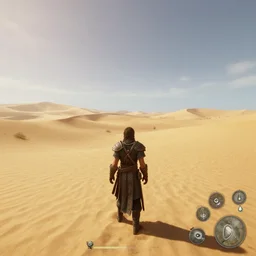 screenshot of a desert in skyrim
