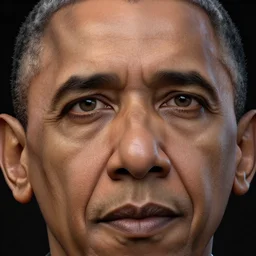 a render of a obama, extreme fine detail background, octane, highly detailed, detailed eyes, high quality, ray traceing, sculpt, zbrush, matcap, trending on artstation