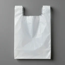 eco friendly plastic polyethylene bag photo, modern, minimalist, with a simple printed design