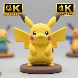professional photograph of a pokemon clay model, 3 5 mm depth of field 8 k