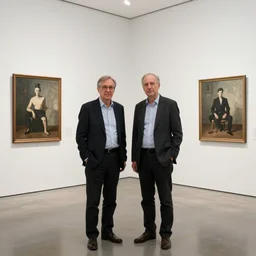 a readymade as a cooperation between Marcel Broothaers and Marcel Duchamp inside a gallery