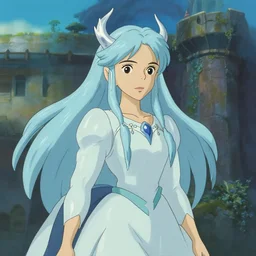 the archfey called'the prince of frost ', in the style of studio ghibli, trending on cgsociety