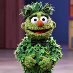“ a still of weed monster muppet from a violent muppet show from 1 9 8 0 ”