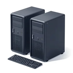 computer, server, drawing, trending on artstation, electronic chips