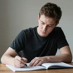 Ethan Smith writing his next guide, (EOS 5DS R, ISO100, f/8, 1/125, 84mm, RAW, facial features)