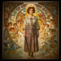 marie curie gorgeous lighting by weta studio, mucha, bautista and norman rockwell and greg rutkowski and tom bagshaw and james gurney and lucasfilm