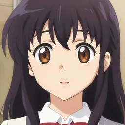 an anime young girl face