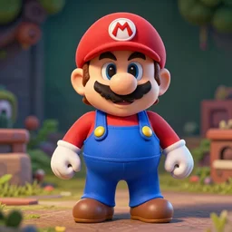 super mario claymation, creepy