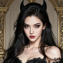 the portrait of neutral evil fallen female dark knight vagabond as absurdly beautiful, gorgeous, elegant, sophisticated, realistic gravure idol, an ultrafine hyperdetailed illustration by kim jung gi, irakli nadar, detailed face, sharp focus, intricate linework, bright colors, octopath traveler, final fantasy, unreal engine highly rendered, global illumination, detailed and intricate environment