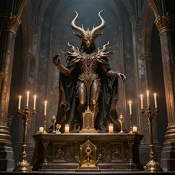 A photo of an altar of azathoth