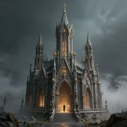 eldritch church of soup, beksinski style, 8 k, hyper detail, octane render, artstation trending, soft light, fog,