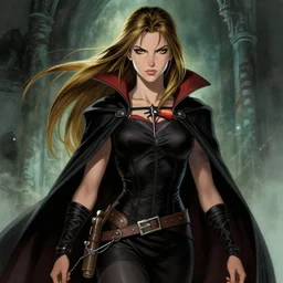 buffy the vampire slayer, fantasy, highly detailed, art by sean phillips