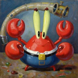 baroque oil painting of anime key visual concept art of the krusty crab bombing of 1 9 7 6, trending on artstation, palette knife and brush strokes, oil on canvas, style of makoto shinkai greg rutkowski studio ghibli genshin impact