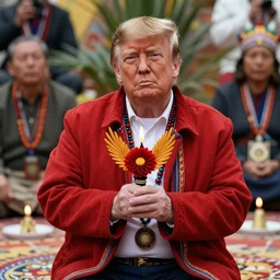 donald trump ayahuasca shaman