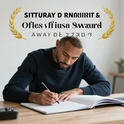 writer, cinematic lighting, award winning photography