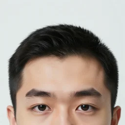 photo of a guy with a tiny forehead