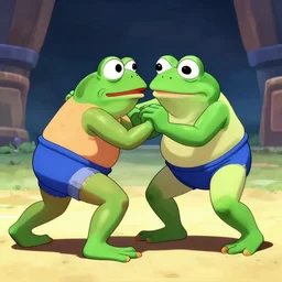 pepe the frog sumo wrestling