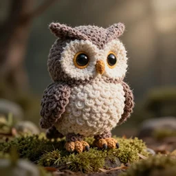 a owl amigurumi