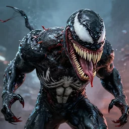 Venom, extremely detailed , hyper realistic