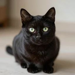 cute black cat