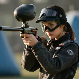 person with paintball gun has you in their sights